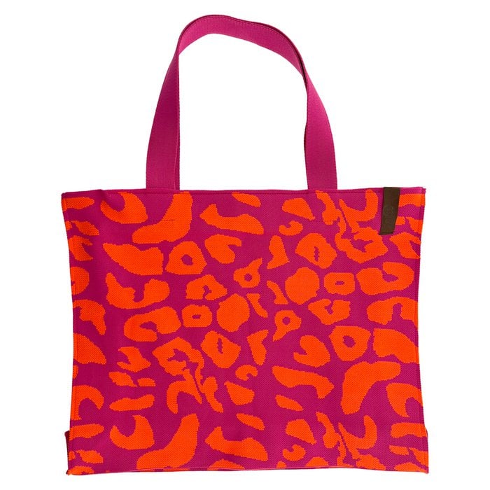 Shopper tas Lara oranje roze