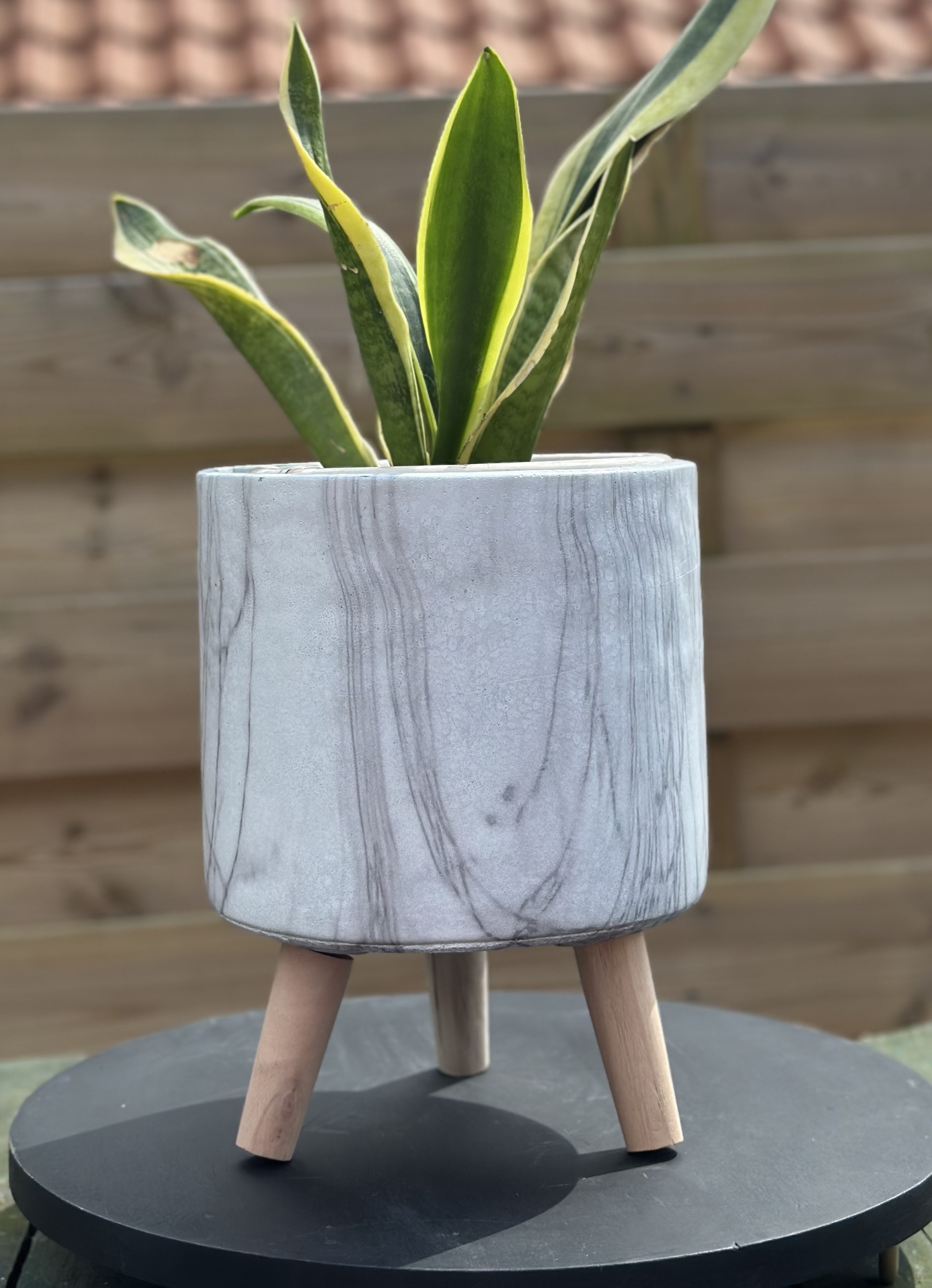 Bloempot marble